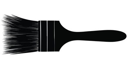 Elegant Black Paint Brush Logo Vector Illustration