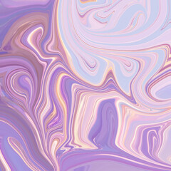 Fluid marble swirl in pastel purple and cream tones. Abstract liquid texture perfect for digital art, packaging, or contemporary design projects.