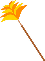 Feather duster illustration