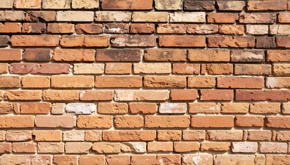 Naklejka premium Close-up view of an aged brick wall