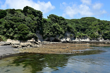 砂子の浦　勝浦の海　千葉県勝浦市