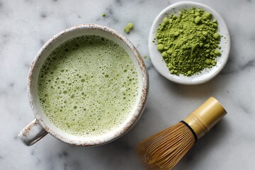 harmonious arrangement of wellness ingredients  
