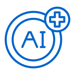  ai label icon