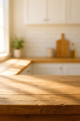 Brown wood texture shows soft light on clean surface. Great for product photography or a presentation.