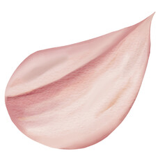 Watercolor illustration of a garlic