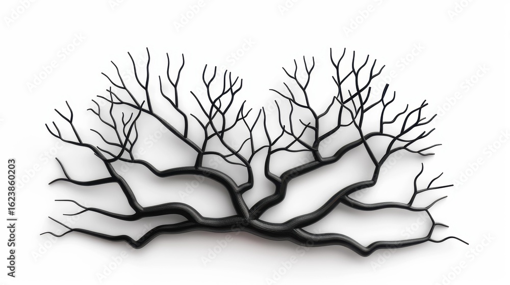 Poster realistic tree branch shadows create a stunning overlay effect, perfect for enhancing any creative d