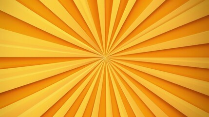 Fototapeta premium A vibrant yellow radial design that radiates energy, perfect for grabbing attention and adding warmth to any project.