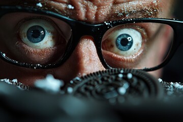 friend catches another friend off guard swapping cream filling of Oreo toothpaste, resulting in shocked and funny reaction during playful moment
