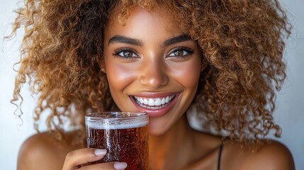 prankster creatively swaps their friend's soda sparkling water friend's surprised expression unfolds as they take sip, adding humor their gathering
