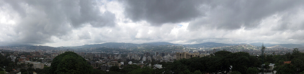 Obraz premium Caracas panorama, panorámica de Caracas