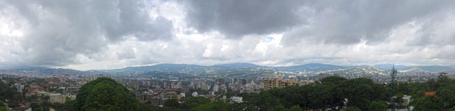 Caracas panorama, panor&aacute;mica de Caracas