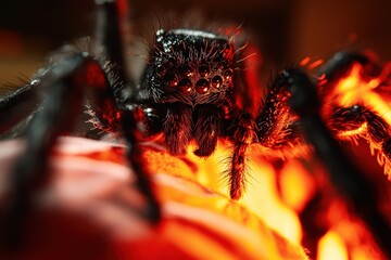 friend gently places realistic fake spider on their sleeping sibling's pillow, creating moment full of suspense and playful anticipation, showcasing lighthearted prank home