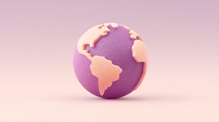 Digital trade barriers concept, Colorful globe design representing Earth in artistic style.