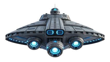 futuristic spaceship isolated a 3d sci fi vehicle designed for space travel and exploration showcasing advanced technology shuttle for flying through the galaxy and beyond fantasy isolated on white