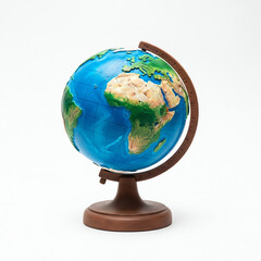 Detailed Earth Globe: A World of Exploration in Miniature