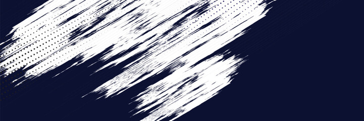 Dots halftone white \u0026 blue color pattern gradient grunge texture background. Dots pop art comics sport style vector illustration