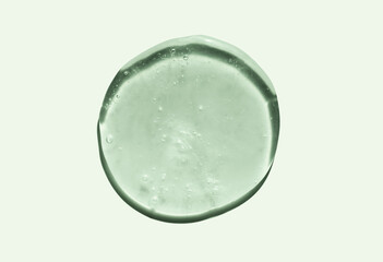 Glowing shimmer translucent green mermaid glitter cosmetic miracle texture gel 