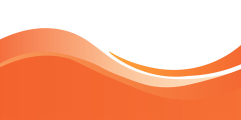 Vector orange line background curve element with white space for text and message design, overlapping layers, vector