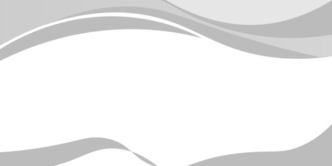 Vector white line background curve element with white space for text and message design, overlapping layers,vector