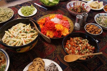 Turkish meze appetizers