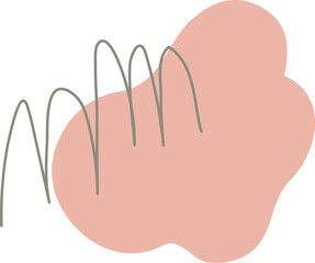 Art circle shape design decoration