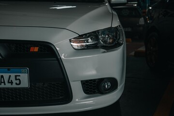 modern car headlight