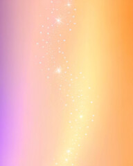 Pastel gradient with sparkles shimmers as light flares. Perfect for branding, website backdrops, or social media templates.