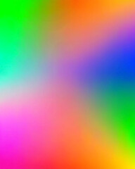 Colorful gradient texture blends pink, orange, green, and blue. Soft lighting enhances abstract backdrop for social media, posters, or presentations.