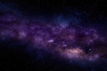 Obraz premium Dark Purple and Violet Nebulae Space Background