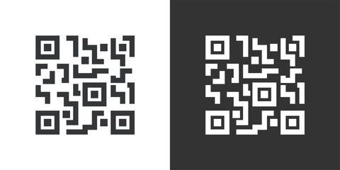 Barcode icon. Solid glyph series icon