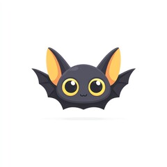 Cute Cartoon Bat Illustration