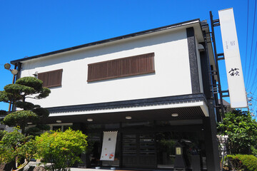 山口県　萩の旅館の風景