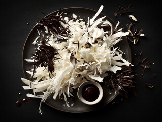 deconstructed asian culinary art