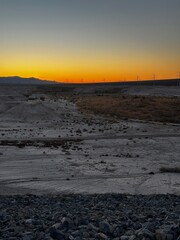 Nighttime sunset views