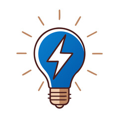 An eye-catching conceptual representation of an illuminated idea in a light bulb, symbolizing innovation.