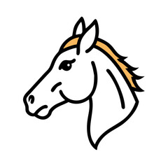 Abstract Golden Tail Silhouette Illustration on Black Background with Sharp Edges