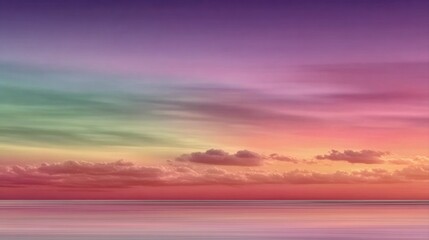 Fototapeta premium Sky Colors at Dusk: The mesmerizing canvas of the twilight sky, as strokes of magenta, pink, and indigo create a breathtaking view of a dreamscape.