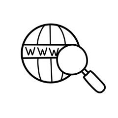 website search symbol icon