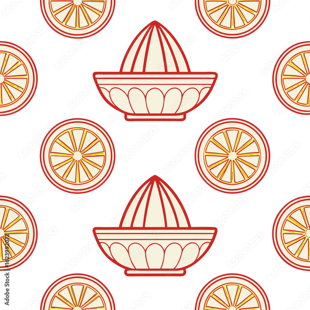 Poster vector pattern tile featuring repeating mini punch.