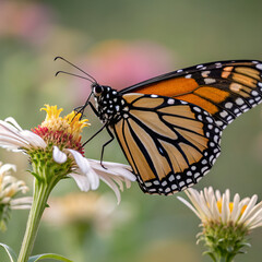 monarch butterfly on flower