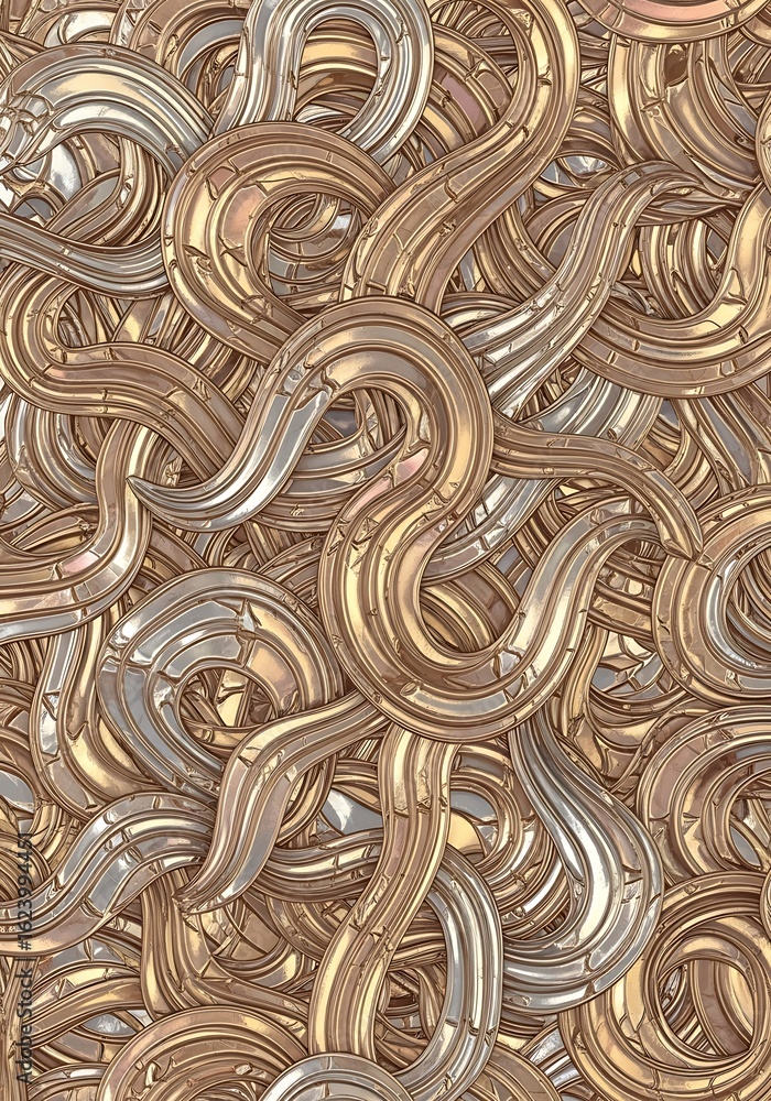 Poster abstract metallic swirls create a visually engaging and captivating background texture intricate