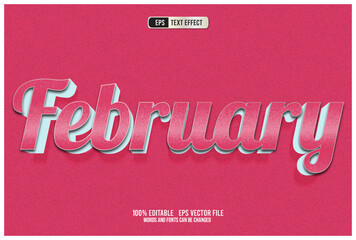 TEXT EFFECT FEBRUARY