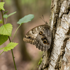 butterfly on a tree