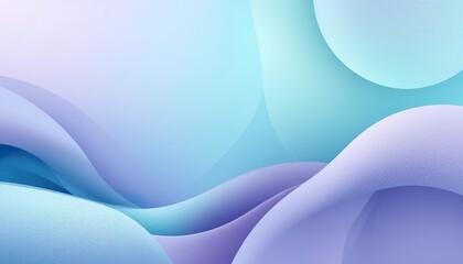 Minimalist retro abstract background, cool pastel gradients with organic curves and soft shapes