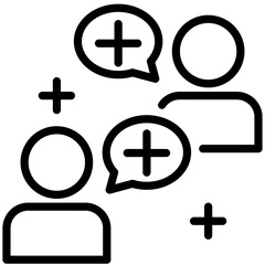 Fototapeta premium attitude icon for coaching, business, website, application, printing, document, poster design, etc