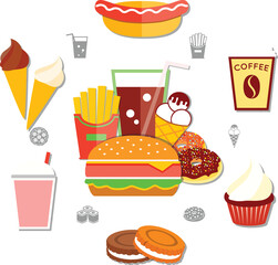fast food icons