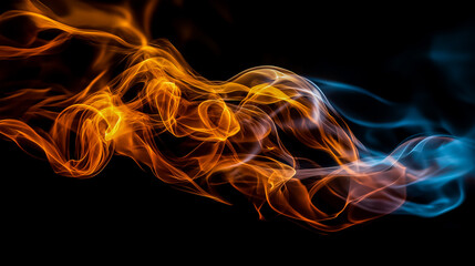 Fototapeta premium Smoke and Fire Abstract