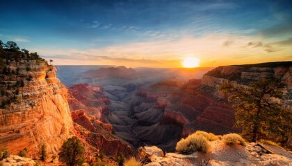 Fototapeta premium grand canyon sunset