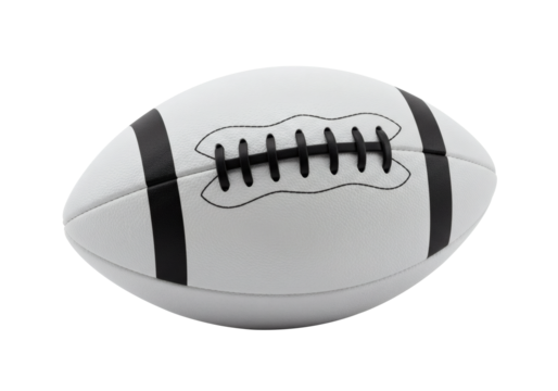 American Football White Black Ball Sport Game Equipment Recreation Activity Athletic