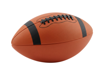 American Football Orange Black Ball Sport Game Equipment Recreation Activity Athletic